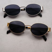 Load image into Gallery viewer, Classic Vintage Oval Sunglasses Small Metal Frame Sun Glasses Women Men Punk Shades Luxury UV400 Eyewear Retro Outdoor Accessories