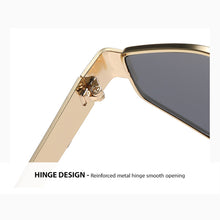 Load image into Gallery viewer, Fashion Vintage Rhombus Sunglasses Polygonal Metal Frame Sun Glasses Women Men Retro Punk Shades UV400 Eyewear Unique Outdoor Accessories