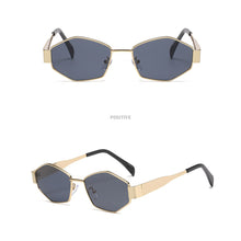 Load image into Gallery viewer, Fashion Vintage Rhombus Sunglasses Polygonal Metal Frame Sun Glasses Women Men Retro Punk Shades UV400 Eyewear Unique Outdoor Accessories