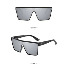 Load image into Gallery viewer, Large Frame One-piece Sunglasses Women Men Square Sun Glasses Vintage Geometry Shades UV400 Driving Eyewear Fashion Outdoor Accessories