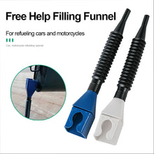 Load image into Gallery viewer, Car Motorcycle Refueling Funnel Telescopic Engine Oil Gasoline Filter Transfer Foldable Plastic Funnels Auto Accessories
