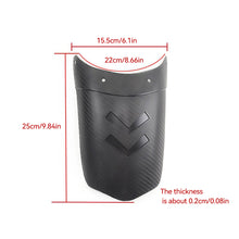 Load image into Gallery viewer, Carbon Fiber Pattern Motorcycle Extender Lengthen Front Fender Rear and Front Wheel Extension Fender Splash Mudguard Guard