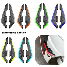 Load image into Gallery viewer, 2Pcs Motorcycle Front Side Spoiler Winglets Aerodynamic Wing Set Fixed Wind Wing with Adhesive Decoration Sticker