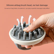 Load image into Gallery viewer, Silicone Shampoo Brush Household Hair Cleaning Soft Skin-friendly Handheld Wet Dry Dual-use Head Massage Shampoo Brush Hair Care