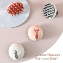 Load image into Gallery viewer, Silicone Shampoo Brush Household Hair Cleaning Soft Skin-friendly Handheld Wet Dry Dual-use Head Massage Shampoo Brush Hair Care