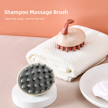 Load image into Gallery viewer, Silicone Shampoo Brush Household Hair Cleaning Soft Skin-friendly Handheld Wet Dry Dual-use Head Massage Shampoo Brush Hair Care