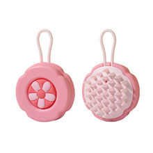 Load image into Gallery viewer, Suspensible Household Silicone Shampoo Brush Deep Cleaning Wet Dry Dual-use Head Massage Hair Brush Soft Portable Shampoo Brush