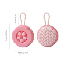 Load image into Gallery viewer, Suspensible Household Silicone Shampoo Brush Deep Cleaning Wet Dry Dual-use Head Massage Hair Brush Soft Portable Shampoo Brush