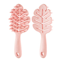Load image into Gallery viewer, Leaf Shaped Shampoo Brush Household Silicone Handle Shampoo Hair Comb High Elasticity Portable Massage Shampoo Brush