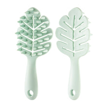 Load image into Gallery viewer, Leaf Shaped Shampoo Brush Household Silicone Handle Shampoo Hair Comb High Elasticity Portable Massage Shampoo Brush