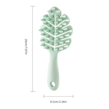 Load image into Gallery viewer, Leaf Shaped Shampoo Brush Household Silicone Handle Shampoo Hair Comb High Elasticity Portable Massage Shampoo Brush