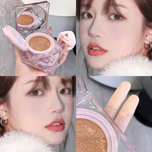 Load image into Gallery viewer, Moisturizing Translucent Lightweight Air Cushion Oil-control Long-lasting Concealer Facial Foundation Makeup Cosmetics