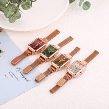 Load image into Gallery viewer, Fashionable Versatile Quartz Watch Small Retro Alloy Square Dial Alloy Watchband Simple Casual Wristwatch for Women