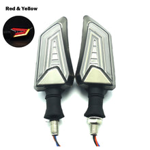 Load image into Gallery viewer, 2Pcs LED Motorcycle Turn Signals Light Tail Flasher Flowing Water Blinker Motorcycle Flashing Lights IP68