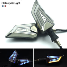 Load image into Gallery viewer, 2Pcs LED Motorcycle Turn Signals Light Tail Flasher Flowing Water Blinker Motorcycle Flashing Lights IP68