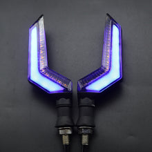 Load image into Gallery viewer, 2Pcs Motorcycle Turn Signal Lamp Sequential Flowing Flash Indicator Lights Running LED Light Motorcycle Tail Lights