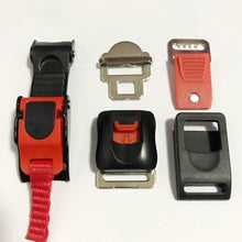 Load image into Gallery viewer, Motorcycle Helmet Buckles Chin Strap Flexible Speed Sewing Clip Bicycle Helmet Buckles Motor for Bike Motocross Helmet Accessories