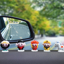 Load image into Gallery viewer, 5Pcs Cat Car Dashboard Ornaments Gifts Cute Journey to the West Car Center Console Decoration Auto Interior Accessories