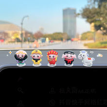 Load image into Gallery viewer, 5Pcs Cat Car Dashboard Ornaments Gifts Cute Journey to the West Car Center Console Decoration Auto Interior Accessories
