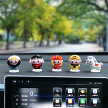 Load image into Gallery viewer, 5Pcs Cat Car Dashboard Ornaments Gifts Cute Journey to the West Car Center Console Decoration Auto Interior Accessories