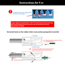 Load image into Gallery viewer, 3/8/18/39Pcs Car Optional Wire Terminal Removal Tool Kit Depinning for Electrical Connector Pin Removal Terminal Removal Tools
