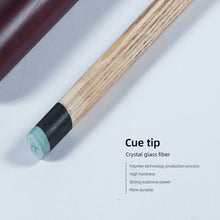 Load image into Gallery viewer, 1PC 142CM Three Stops Billiard Punch And Jump Integrated Rod 12.5MM Pool Cue Tip Big Head Tee Shot Billiard Supplies