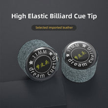 Load image into Gallery viewer, 1PC 10.5/11MM Professional Billiards Cue Tip With Technology Gasket High Elastic Durable Ox Cue Tip Snooker Black 8 Billiard Supplies Accessories