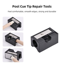 Load image into Gallery viewer, 6 In 1 Multi-Function Billiard Cue Tip Trimmer Clean Polish Repair Pool Cue Tip Billiards Accessories
