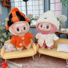 Load image into Gallery viewer, Doll Woolen Hat for Dollhouse Miniature 15cm Labubu Color Match Hat Kawaii Cute Doll Accessories Kids Girls Toys