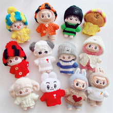 Load image into Gallery viewer, Doll Woolen Hat for Dollhouse Miniature 15cm Labubu Color Match Hat Kawaii Cute Doll Accessories Kids Girls Toys