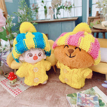 Load image into Gallery viewer, Doll Woolen Hat for Dollhouse Miniature 15cm Labubu Color Match Hat Kawaii Cute Doll Accessories Kids Girls Toys
