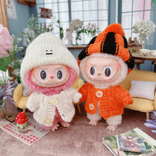 Load image into Gallery viewer, Doll Woolen Hat for Dollhouse Miniature 15cm Labubu Color Match Hat Kawaii Cute Doll Accessories Kids Girls Toys