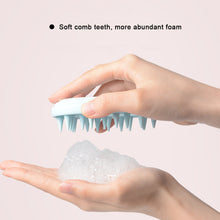 Load image into Gallery viewer, Rubber Hair Brush Hair Catcher Cleaning Hair Brush Massage Tool Scalp Cleaner Silicone Comb Silicone Brush