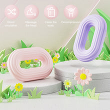 Load image into Gallery viewer, Rubber Hair Brush Hair Catcher Cleaning Hair Brush Massage Tool Scalp Cleaner Silicone Comb Silicone Brush