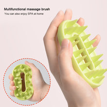 Load image into Gallery viewer, Rubber Hair Brush Hair Catcher Cleaning Hair Brush Massage Tool Scalp Cleaner Silicone Comb Silicone Brush