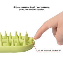 Load image into Gallery viewer, Rubber Hair Brush Hair Catcher Cleaning Hair Brush Massage Tool Scalp Cleaner Silicone Comb Silicone Brush