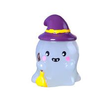 Load image into Gallery viewer, Halloween Night Light Wizard Ghost Micro Landscape Gardening Small Accessories Cute Witch Pumpkin Creative Car Night Light Ornament
