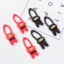 Load image into Gallery viewer, New and Unique Prank Toy TPR Children's Nostalgic Launch Elastic Hang Card Little Person Prank Ninja Launcher Toys
