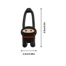 Load image into Gallery viewer, New and Unique Prank Toy TPR Children's Nostalgic Launch Elastic Hang Card Little Person Prank Ninja Launcher Toys