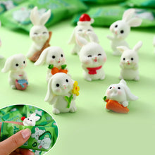 Load image into Gallery viewer, Shrink Cute Cartoon Rabbit Surprise Independent Blind Bag Simulation Animal Little White Rabbit Mini Model Ornament Gift