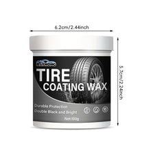 Load image into Gallery viewer, 100ML Durable Car Tire Cleaner Paste Auto Rubber Parts Shiny Paste And Tire Brightener Protector For Car Care Tool