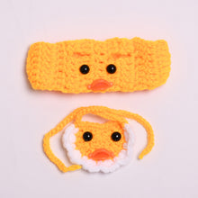 Load image into Gallery viewer, Mini Plush Doll's Clothes Outfit Accessories For 17cm Labubu Dolls Handmade Yellow Duck Bib Clothing Gift