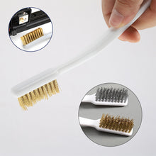 Load image into Gallery viewer, 3D Printer Cleaner Tool Wire Toothbrush Copper Brush Handle For Nozzle Heater Block Hotend Cleaning Hot Bed Parts