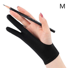 Load image into Gallery viewer, Drawing Glove Palm Rejection Two Finger Gloves for Apple IPad Capacitive Tablet Screen Artist Right/Left Hand Graphic Tablet
