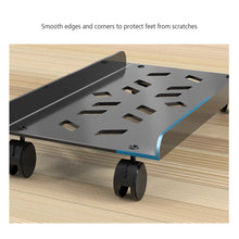 Load image into Gallery viewer, Adjustable Mobile CPU Stand Ventilated Computer Tower Stand PC Tower Stand with 4 Caster Wheels Fits Most PC Under Desk Holder