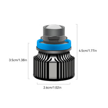 Load image into Gallery viewer, 12V H7 H11 H8 H9 9006 HB4 Car Lens Headlight Led Fog Light Bulb LED Fog Lamp White Yellow Ice Blue Turbo Fog Light