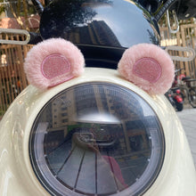Load image into Gallery viewer, 2Pcs Car Motorcycle Helmet Decoration Electric Bike Soft Plush Little Bear's Ears For Motocross Full Face Off Road Helmet Sticker