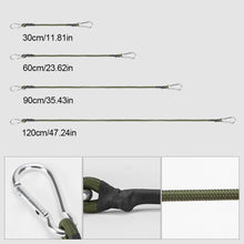 Load image into Gallery viewer, 1PC 30-120CM Multi-Purpose Outdoor Camping Elastic Rope With Hiking Buckle 8MM Thick Luggage Binding Elastic Rope Tent Clothesline