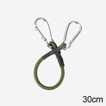 Load image into Gallery viewer, 1PC 30-120CM Multi-Purpose Outdoor Camping Elastic Rope With Hiking Buckle 8MM Thick Luggage Binding Elastic Rope Tent Clothesline