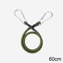 Load image into Gallery viewer, 1PC 30-120CM Multi-Purpose Outdoor Camping Elastic Rope With Hiking Buckle 8MM Thick Luggage Binding Elastic Rope Tent Clothesline
